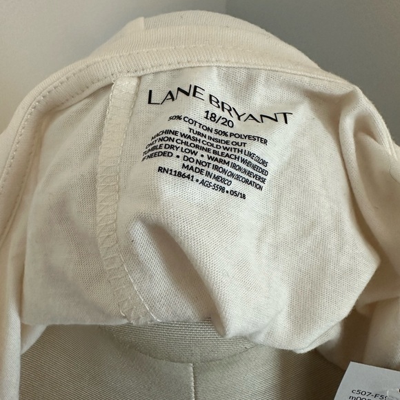 NWT Lane Bryant “Going Out Shirt” Size 18/20 - Picture 7 of 7